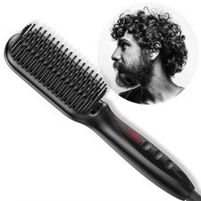 3IN 1 Elektrisch Beard Straightener Männer Schnelle Bartglätter Haarglätter Safe