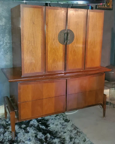 Rare Mid Century Helen Hobey Baker Tall Dresser 1 of 2 available Cover
