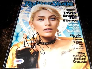 Foto Firmada de Paris Jackson 8x10 PSA/ADN Certificado de Autenticidad Modelo Sexy Autógrafo Michael Jackson - Imagen 1 de 4