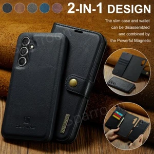 Handyhülle Für Samsung S25 Ultra S24 S23 FE S22+ S21 S20 Leder Klapphülle Wallet - Picture 1 of 66