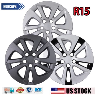 15" Inch Hubcaps Wheel Rim Covers For 2016-2024 Toyota PRIUS PRIME R15 Set of 4 - Image 1 of 4
