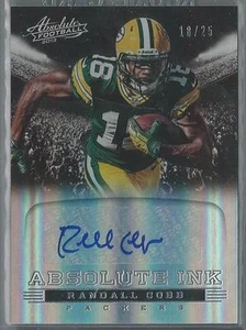 2013 PANINI ABSOLUTE INK RANDALL COBB AUTO 18/25!! JERSEY NUMBER!! - Picture 1 of 1