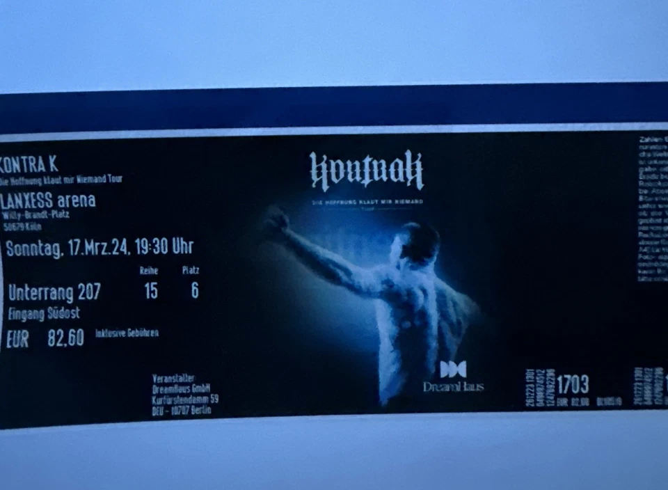 kontra k ticket - Bild 1 von 1