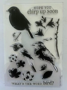 Hero Arts Bird & Branch 15 Piece Clear Stamp Set C1866 Color Layering Stamps - Picture 1 of 1
