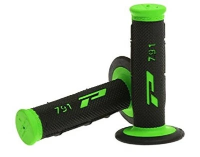 Empuñaduras PROGRIP 791 NEGRO/VERDE FLO MX para KAWASAKI KX65 KX80 KX85 KX100 Foto 1 de 2