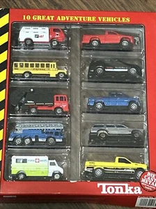 Tonka VTG Big 10 Great Adventure Vehicles Die Cast Metal Maisto 2001 NEW - Picture 1 of 21