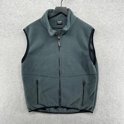 Маркер жилет мужской размер большой синий тепловой вафель флис без рукавов лыж сделано в США - Изображение 1 из 4