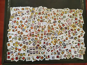 470 Bundesrepublik " Blumen " gestempelt auf Papier.. - Bild 1 von 6