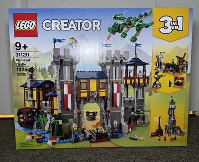 LEGO Creator 3 In 1: 31120 Medieval Castle RETIRED NEW IN BOX AND SEALED - Image 1 of 4