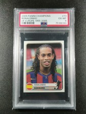 2005 Panini Champions of Europe 1955-2005 Ronaldinho #73 PSA 6