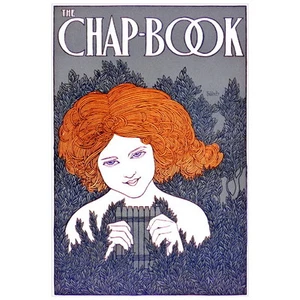 Póster publicitario The Chap Book IMÁN DE NEVERA, The Pipes No. 5 1895 Will H Bradley - Imagen 1 de 7