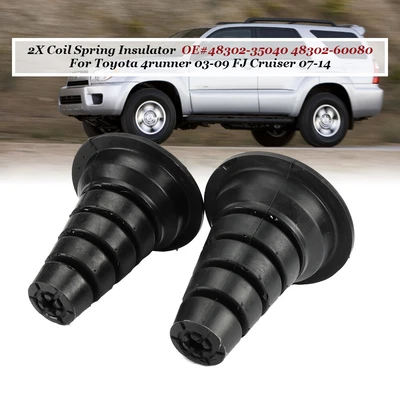 2* Para Toyota 4runner 03-09 FJ Cruiser 07-14 Isolador de mola helicoidal traseira 48302350 - Imagem 1 de 4