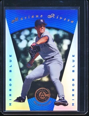 MARIANO RIVERA 1997 PINNACLE 认证 #62 MIRROR 蓝色反光器 PARALLEL SP — 第 1/3 张图片