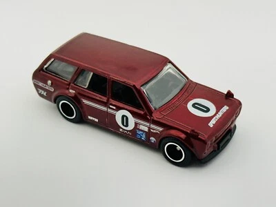 Hot Wheels 2014 SUPER Treasure Hunt 71 DATSUN BLUEBIRD 510 WAGON Red Mesh WOW !! - Image 1 of 4