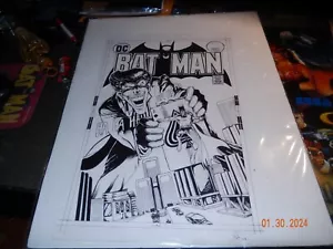 Batman #251 Original Art Cover Recreation Classic Neil Adams Cover Lucas Tabshey - Picture 1 of 7