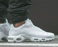 white leather tns
