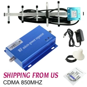 CDMA 850MHz Cell Phone Signal Booster Amplifier Mobile Repeater for Home Signal - Picture 1 of 11