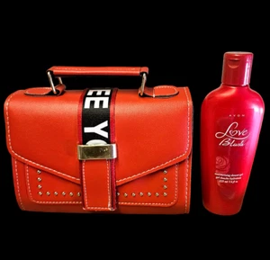 Avon Blush Body Wash and Small Red Crossbody Purse set - Picture 1 of 1