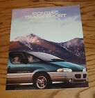 Original 1996 Pontiac Trans Sport Sales Brochure 96