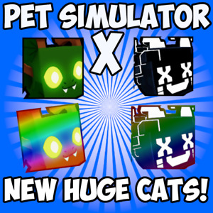 Roblox PSX Pet Simulator X Huge Cat Variation | Normal, Rainbow, Golden Huge Cat