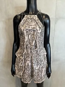 Zimmermann Floral Playsuit Size 0 - Picture 1 of 7