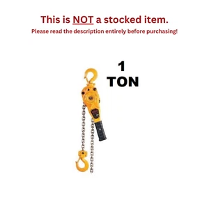 HARRINGTON MANUAL LEVER HOIST - LB SERIES - 1 TON - 5 FT LIFT - Picture 1 of 4