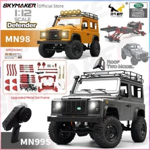 New Mn99s Mn98 1:12 Mn Model Rtr Version Rc Car 2.4g 4wd Rc Rock Crawler Defende - Picture 1 of 28