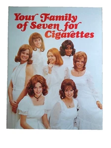 Máquina de cigarrillos National Vendors FLYER hoja de arte familia 7 mujeres damas bonitas - Imagen 1 de 3