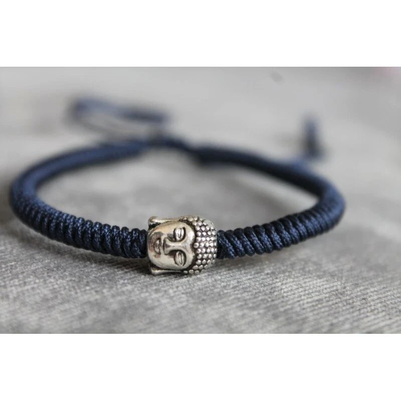 Handgemachtes tibetisches buddhistisches Armband Buddha Glücksarmband - Bild 1 von 1