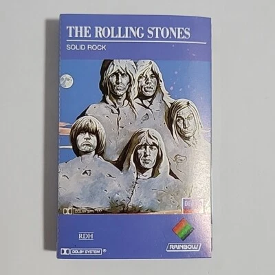 THE ROLLING STONES - 'Solid Rock' Cassette Tape Album AUST. PRESSING, AMCOS - Image 1 of 4