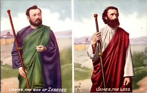 Cartolina Giacomo figlio di Zebedeo Giacomo i meno discepoli di Cristo non spedita - Foto 1 di 2