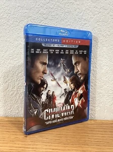 Captain America: Civil War (3D/Blu-ray/Digital, 2017) Marvel Collector’s Edition - Picture 1 of 7