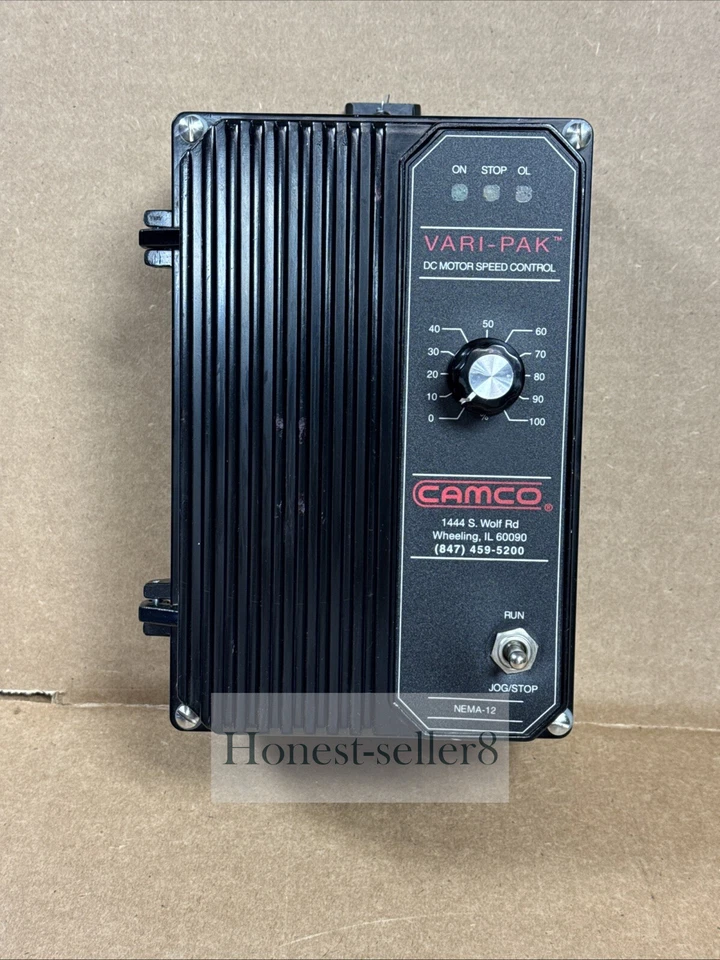 NEW CAMCO 92A61633010000 Vari-Pak DC Motor Speed Control 115V 0-90VDC FAST SHIP - Image 1 of 4