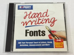 Vintage 1996 Handwriting Fonts PC/Mac CD-ROM by Expert Software - Picture 1 of 14