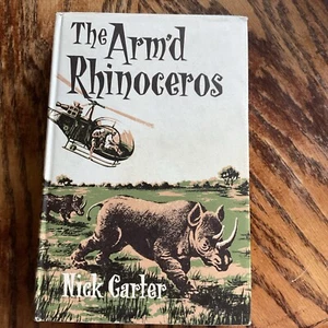 THE ARM'D RHINOCEROS by Nick Carter. 1965 Kenya Game Catching, Darting Wildlife - Picture 1 of 5