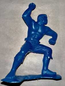 Figura de acción vintage 1967 Marx Toys Marvel Incredible Hulk molde azul - ¡Rara! - Imagen 1 de 5