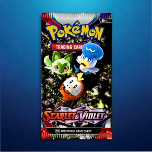 Pokémon Scarlet & Violet: Set Base Booster Pack - Nuovo e Confezione Originale - Inglese - Foto 1 di 10