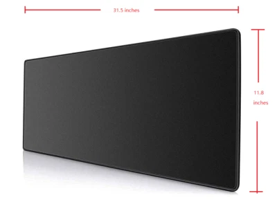 New Large Extended Gaming Mouse Pad with Stitched Edges waterproof non slip - Image 1 of 4