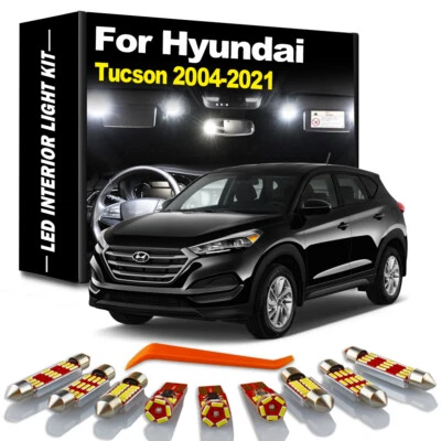 Canbus LED Interior Light Kit For Hyundai Tucson 2004-2021 License Plate Lamp - Image 1 of 4