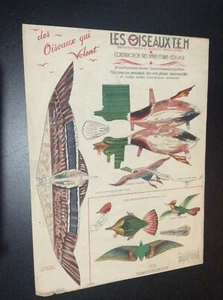 Ancienne planche à découper Les oiseaux TEM - Bild 1 von 1