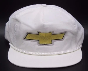 Vintage NEU NOS Large Chevrolet Chevy Embroidered Logo Snapback Trucker Mütze Cap - Bild 1 von 4