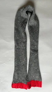 Gap Kids Wool Grey Red Scarf - Picture 1 of 3