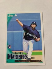 2010 Topps Baseball Rookie Card Kaneko Texeira 457