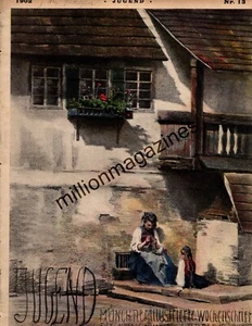 1902 Jugend #13 Mar 19 German Art Nouveau -  Volz resurrection; Zumbusch; Hoss - Picture 1 of 2