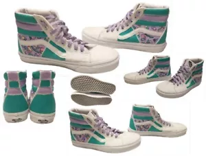 Scarpe alte VANS Sea Party sneakers retrò SBTB anni 90 Sk8 skater taglia M 6, W 7,5 - Foto 1 di 12