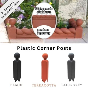 Garden Border / Lawn Edging Corner Posts (POST ONLY). X8184 - Picture 1 of 16