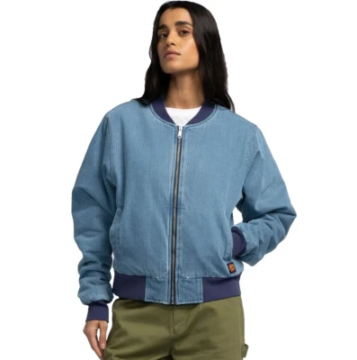 SANTA CRUZ женщин Vert Bomber куртка - размер 8 - коньков / серфинга стиль - Изображение 1 из 4