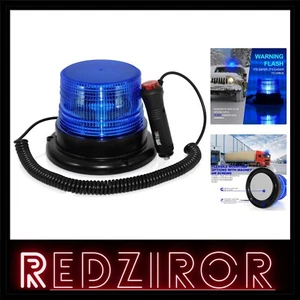 LED Rundumkennleuchte Blau 12V 80V 360-Grad Magnetfuß Lichteffekt - Bild 1 von 2