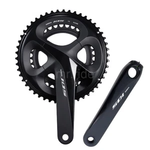 Shimano 105 FC-R7000 Road Bike CrankSet, 172.5mm, 53/39T, 11-Speed, W/O BB,Black - Picture 1 of 7