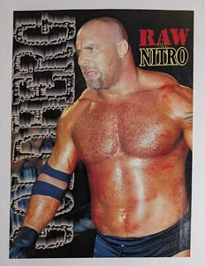 Bill Goldberg & HHH vs Rick Steiner double-sided Wrestling Magazine page Pinup  - Picture 1 of 2